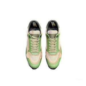 Green Dunhill Mens Mesh Breathable Sneakers
